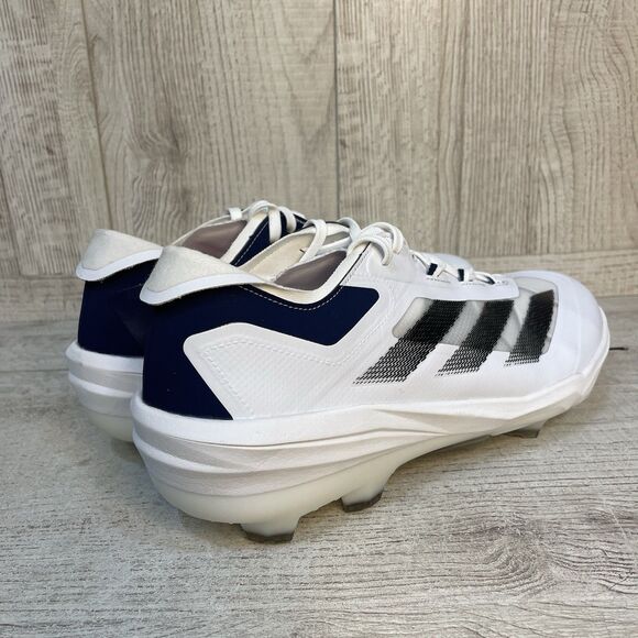 Adidas Adizero Impact TPU Mens Size 12 Baseball Cleats White Navy Blue IH3461 main image 6